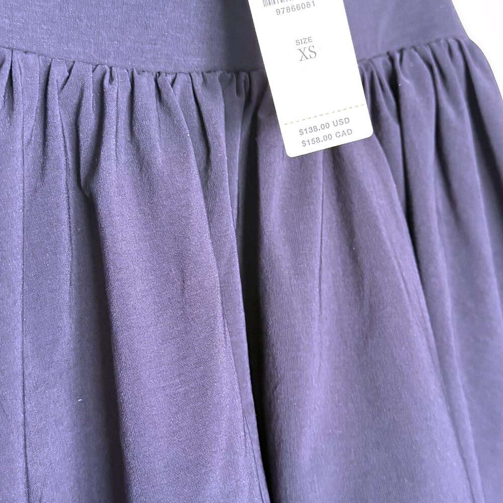 EXTRO&VERT LILY A-LINE BUBBLE MIDI SKIRT - Picture 9 of 10